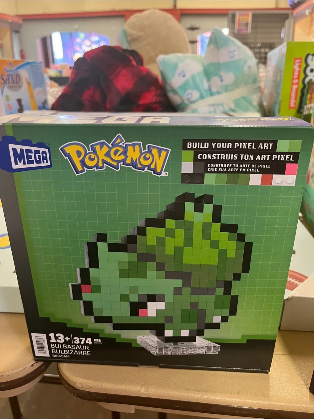 Mega Pokémon Bulbasaur Pixel Art Building Set - Green
